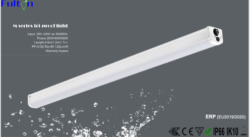 Easy Linkable CE Tri Proof LED Batten 1500mm 60w 40w IP66 M Series Tri Proof LED