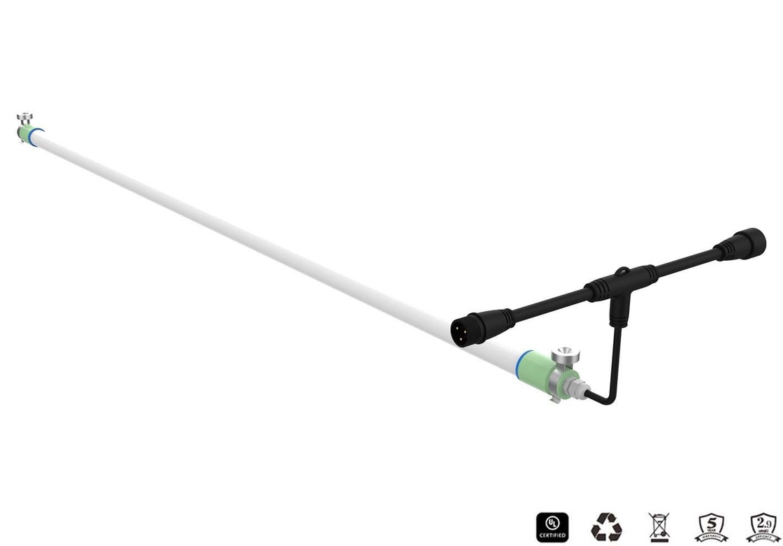 Fulton 10W Hydroponic Light Fixtures Full Spectrum Lightweight Tubes